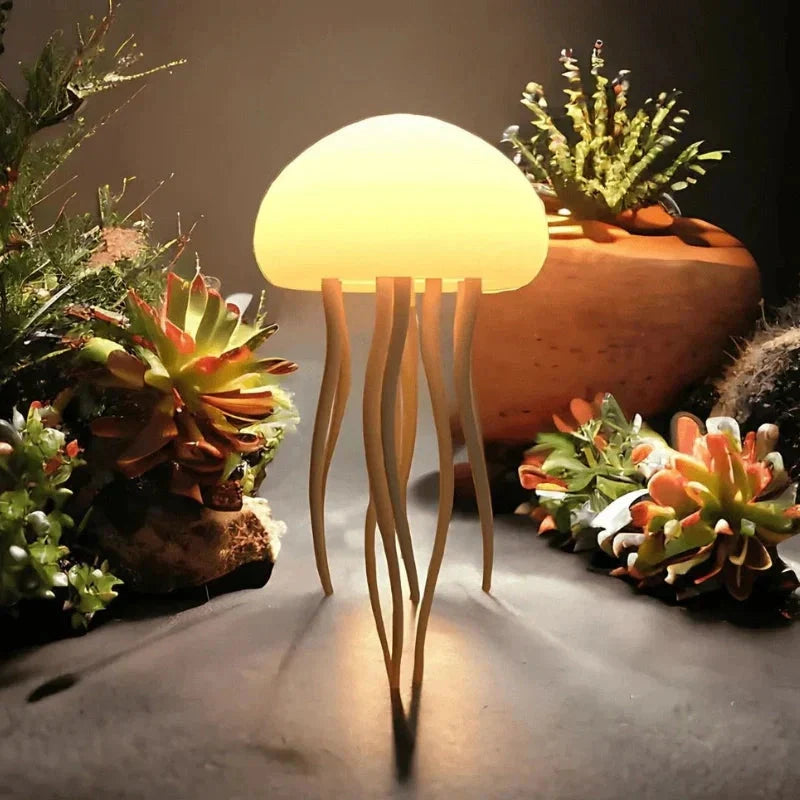 Table Lamp Jellyfish Color-Changing Touch & Sound Control