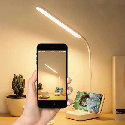 Table Lamp LED Touch Control Phone Holder