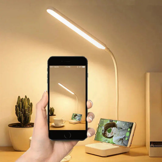 Table Lamp LED Touch Control Phone Holder