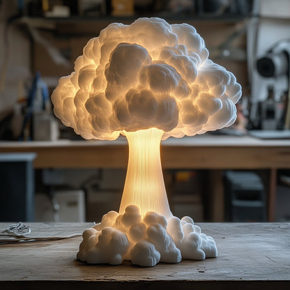 Table Lamp Mushroom Shape Warm White LED