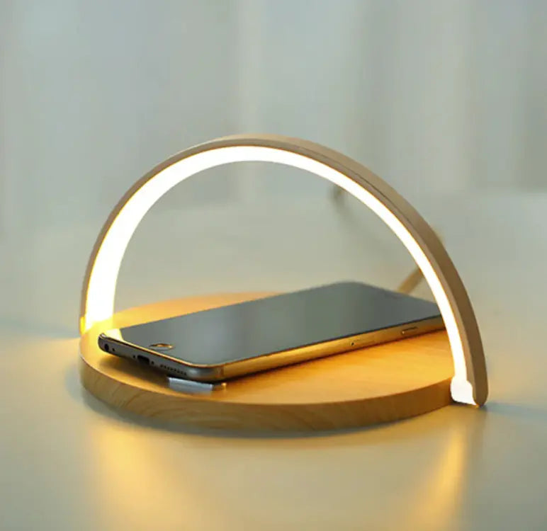 Table Lamp Qi Wireless Charging Touch Dimmer Foldable