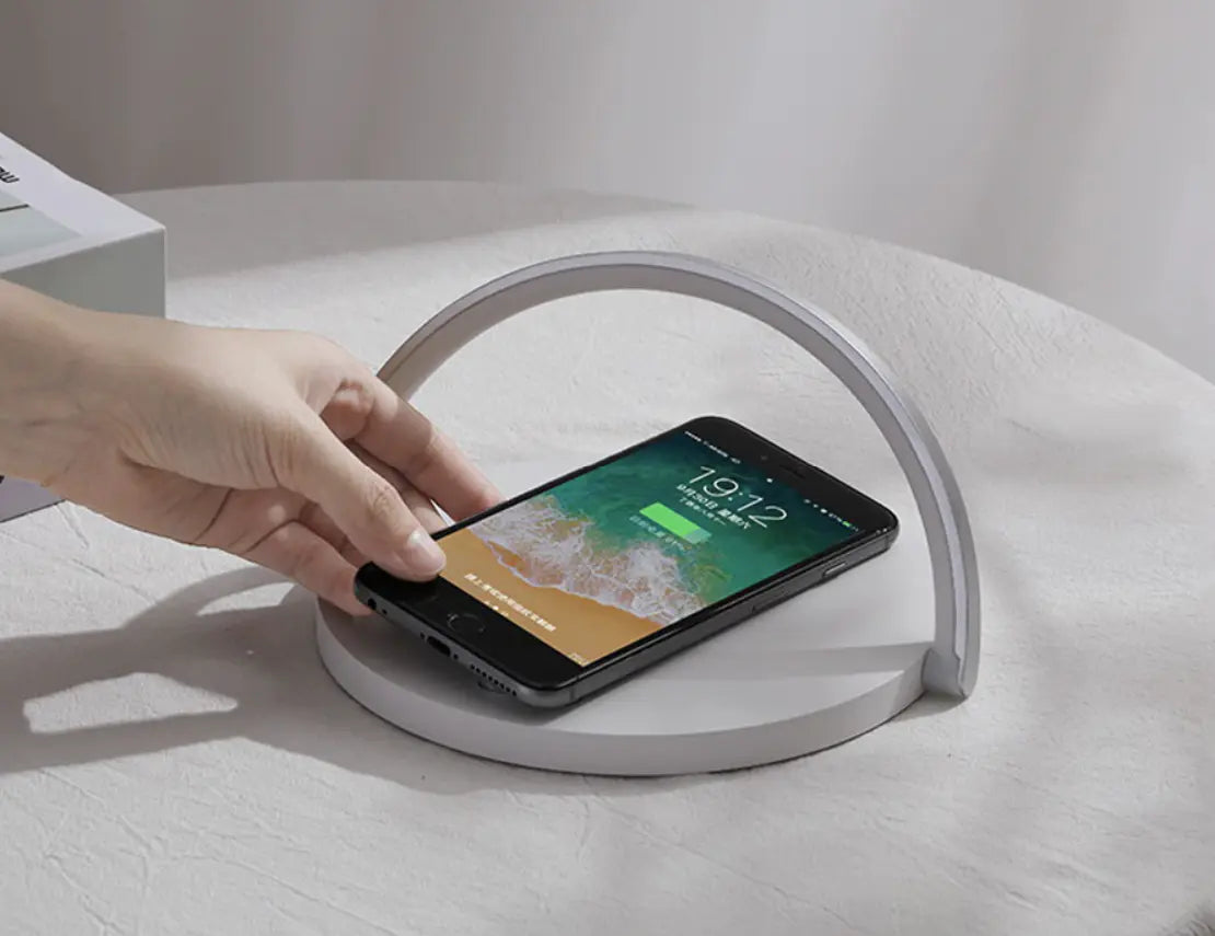 Table Lamp Qi Wireless Charging Touch Dimmer Foldable