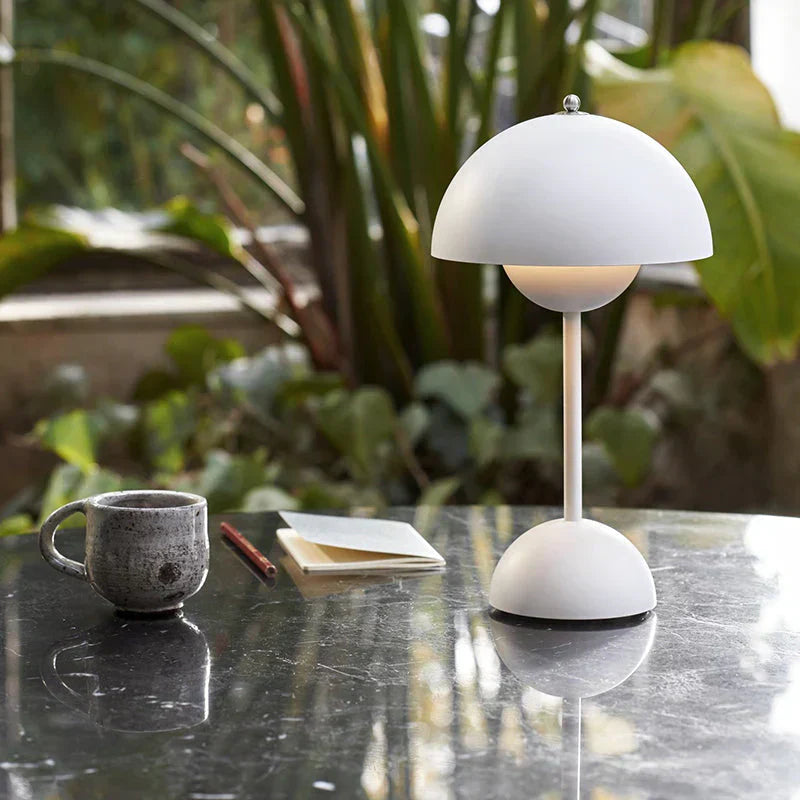 Table Lamp Retro Mushroom Wireless 3-Level Dimming