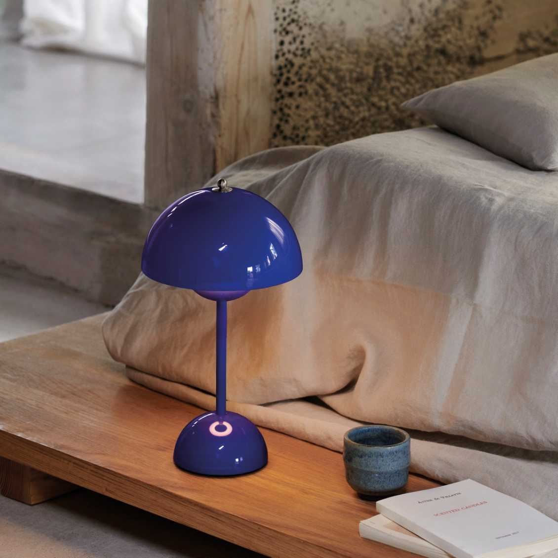 Table Lamp Retro Mushroom Wireless 3-Level Dimming