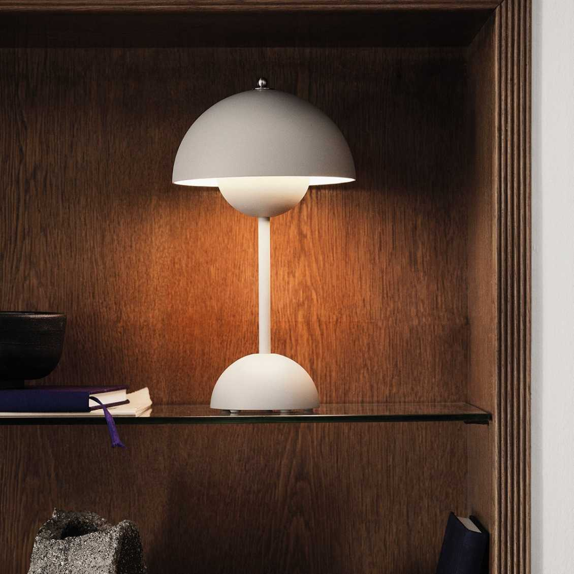 Table Lamp Retro Mushroom Wireless 3-Level Dimming