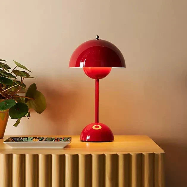 Table Lamp Retro Mushroom Wireless 3-Level Dimming