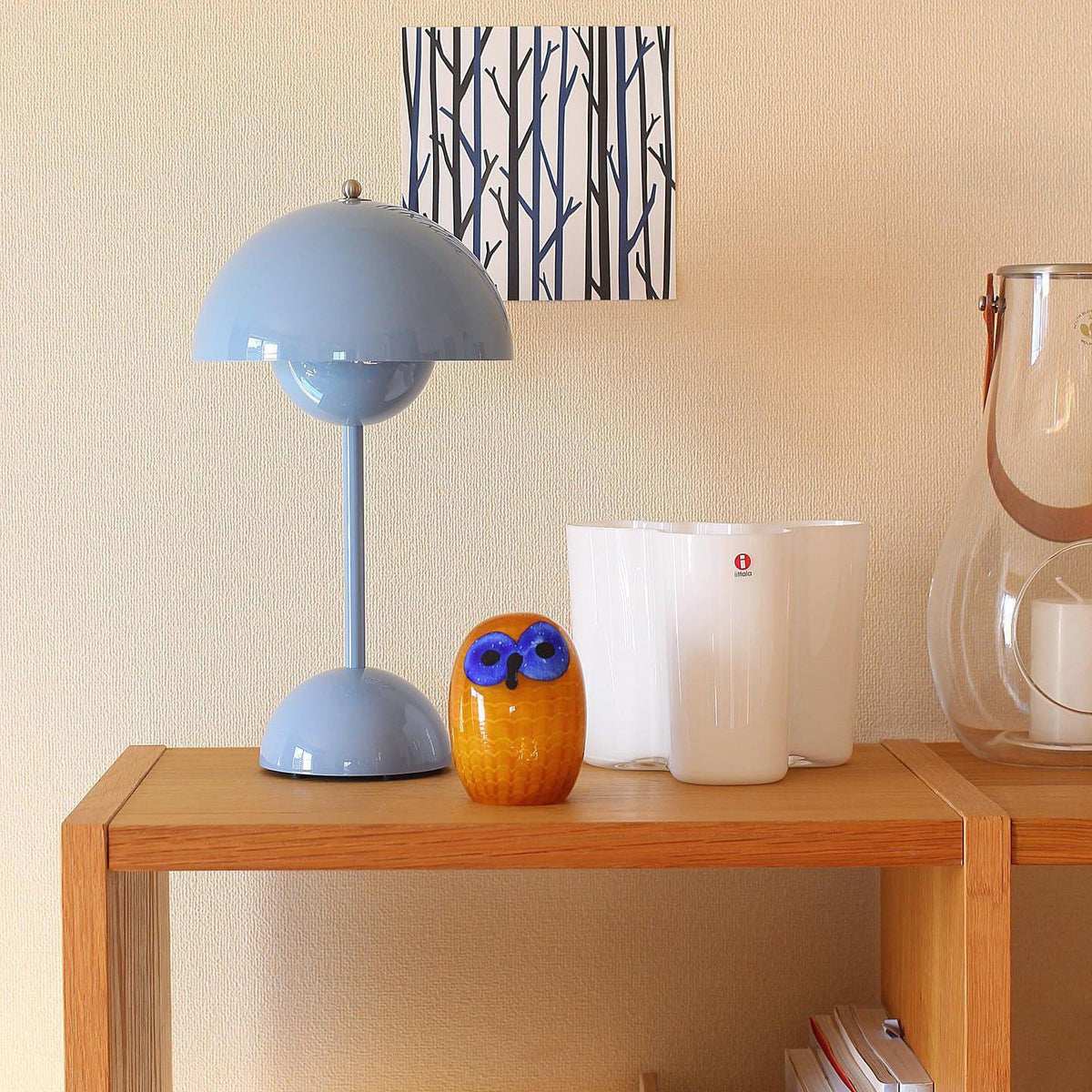 Table Lamp Retro Mushroom Wireless 3-Level Dimming