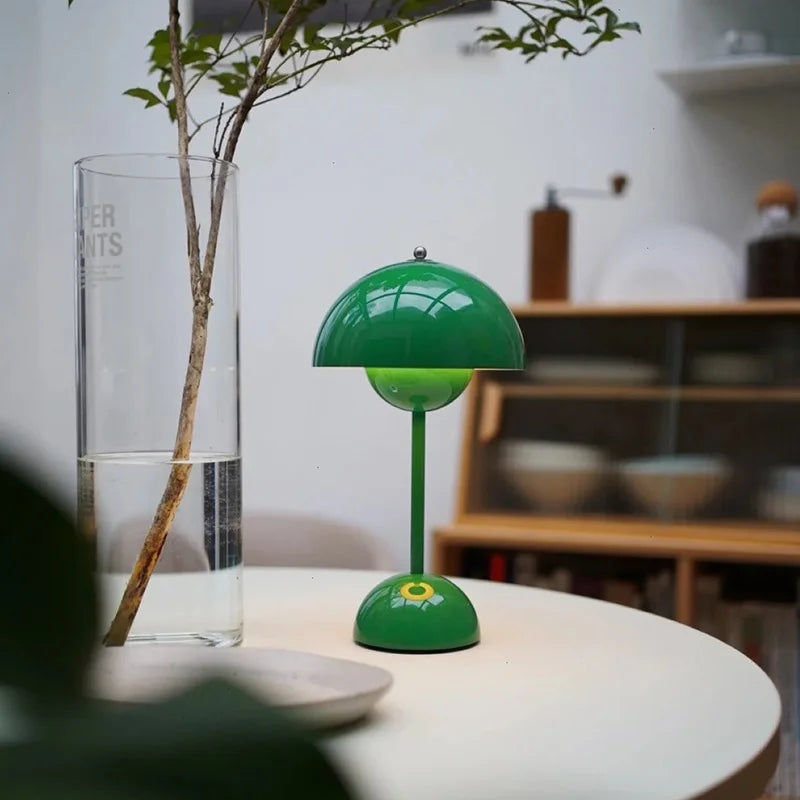 Table Lamp Retro Mushroom Wireless 3-Level Dimming