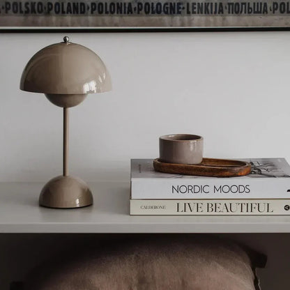 Table Lamp Retro Mushroom Wireless 3-Level Dimming