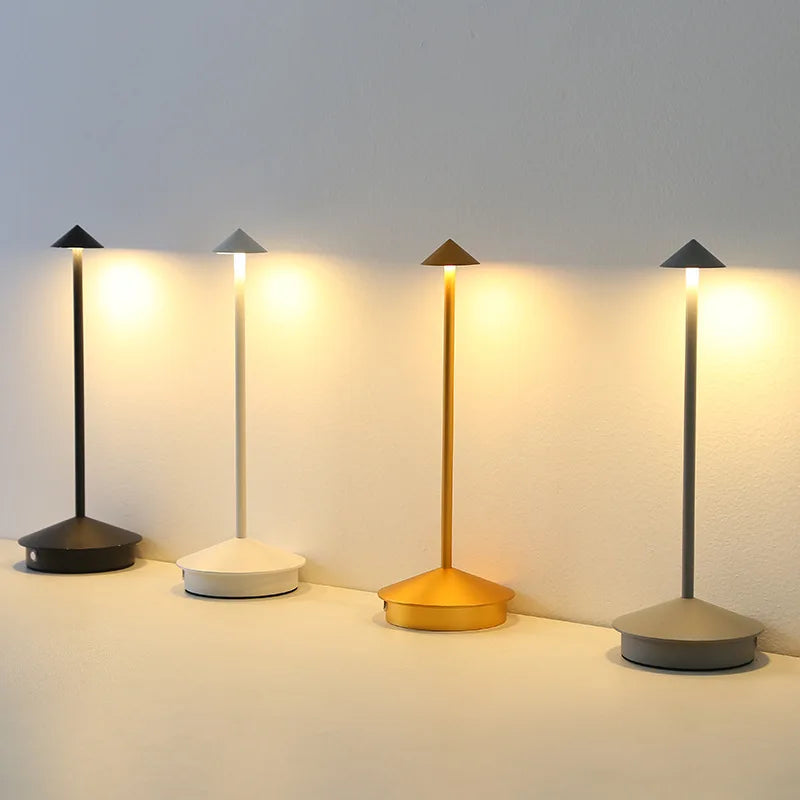 Table Lamp Touch Sensor Continuously Dimmable Cordless & Rechargeable