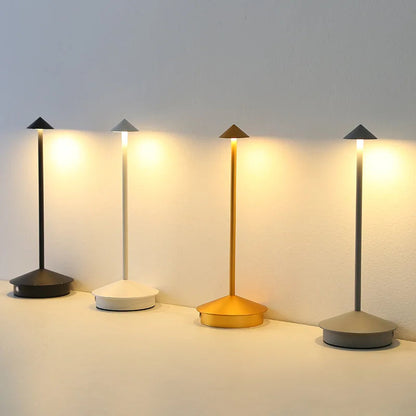 Table Lamp Touch Sensor Continuously Dimmable Cordless & Rechargeable