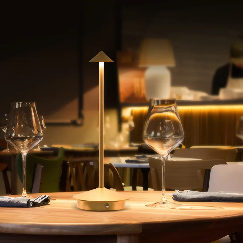 Table Lamp Touch Sensor Continuously Dimmable Cordless & Rechargeable