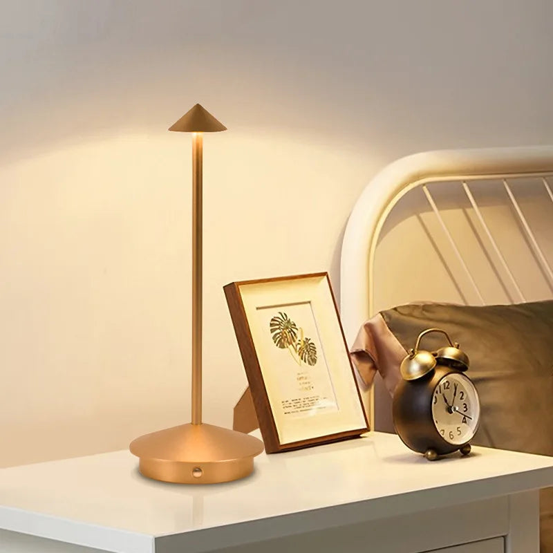 Table Lamp Touch Sensor Continuously Dimmable Cordless & Rechargeable