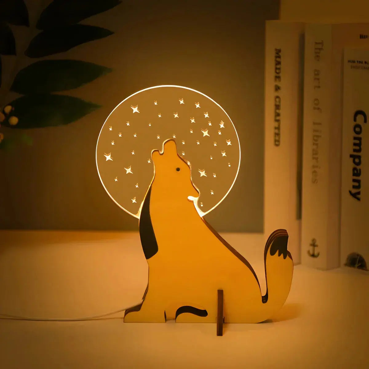 Table Lamp Warm LED Touch Switch USB Powered