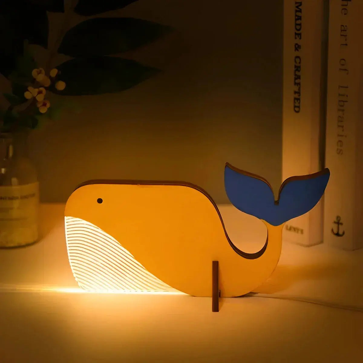 Table Lamp Warm LED Touch Switch USB Powered