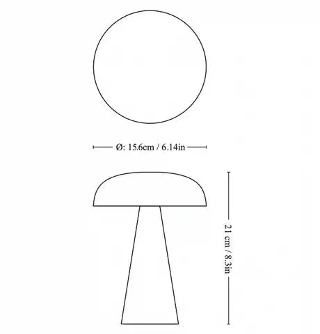 Table Lamp Wireless Touch Dimmer 11 Hour Runtime