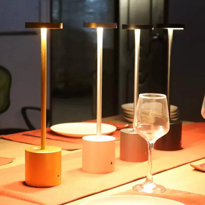 Table Lamp Wireless USB-C Rechargeable Dimmable