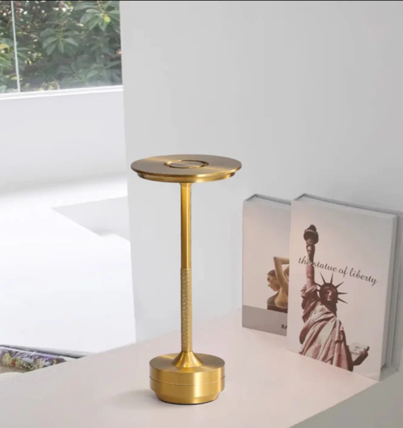 Table Lamp Wireless USB Rechargeable Dimmable Touch Control