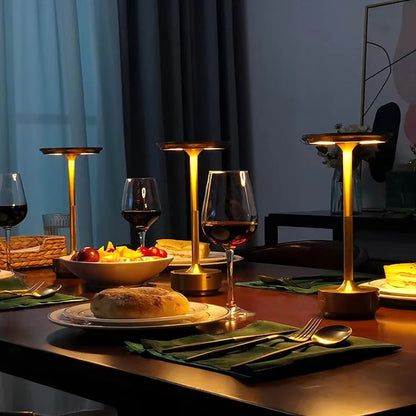 Table Lamp Wireless USB Rechargeable Dimmable Touch Control