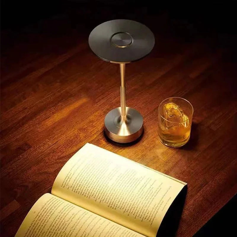 Table Lamp Wireless USB Rechargeable Dimmable Touch Control