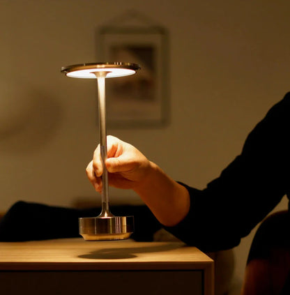 Table Lamp Wireless USB Rechargeable Dimmable Touch Control