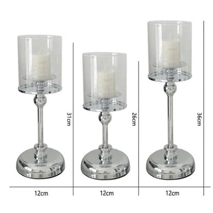 Tabletop Candle Holder Metal Nordic Minimalist Multiple Sizes