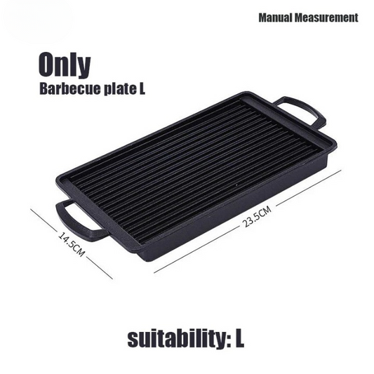 Tabletop Charcoal Grill Korean BBQ Steel Removable Grate