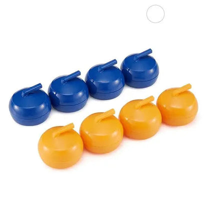Tabletop Curling Game Vinyl Surface Magnetic Stones & Pushers