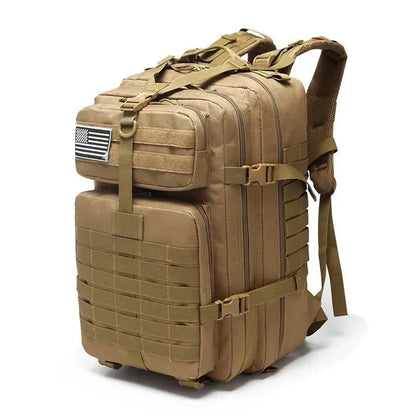 Tactical Backpack 50 L Water-Repellent Laptop Compartment