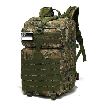 Tactical Backpack 50 L Water-Repellent Laptop Compartment
