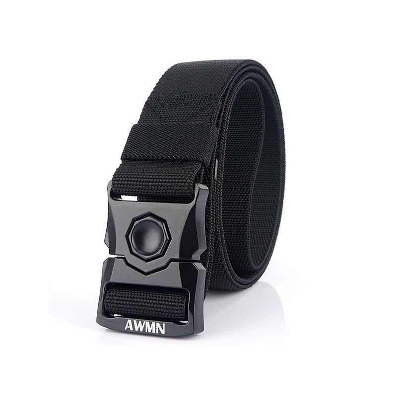 Tactical Belt Quick-Release Buckle Stepless Adjustment