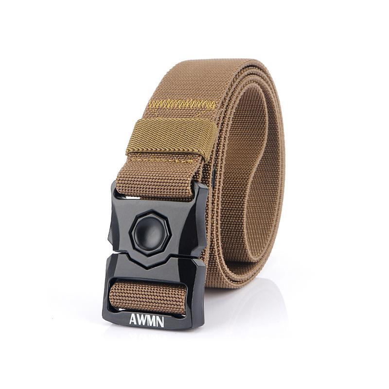 Tactical Belt Quick-Release Buckle Stepless Adjustment