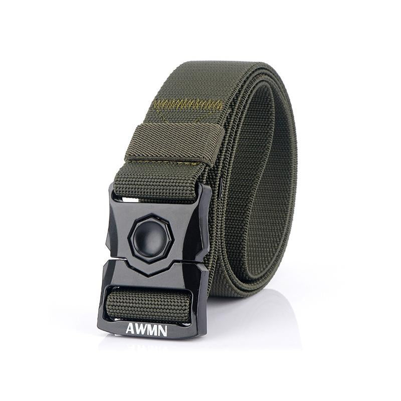 Tactical Belt Quick-Release Buckle Stepless Adjustment