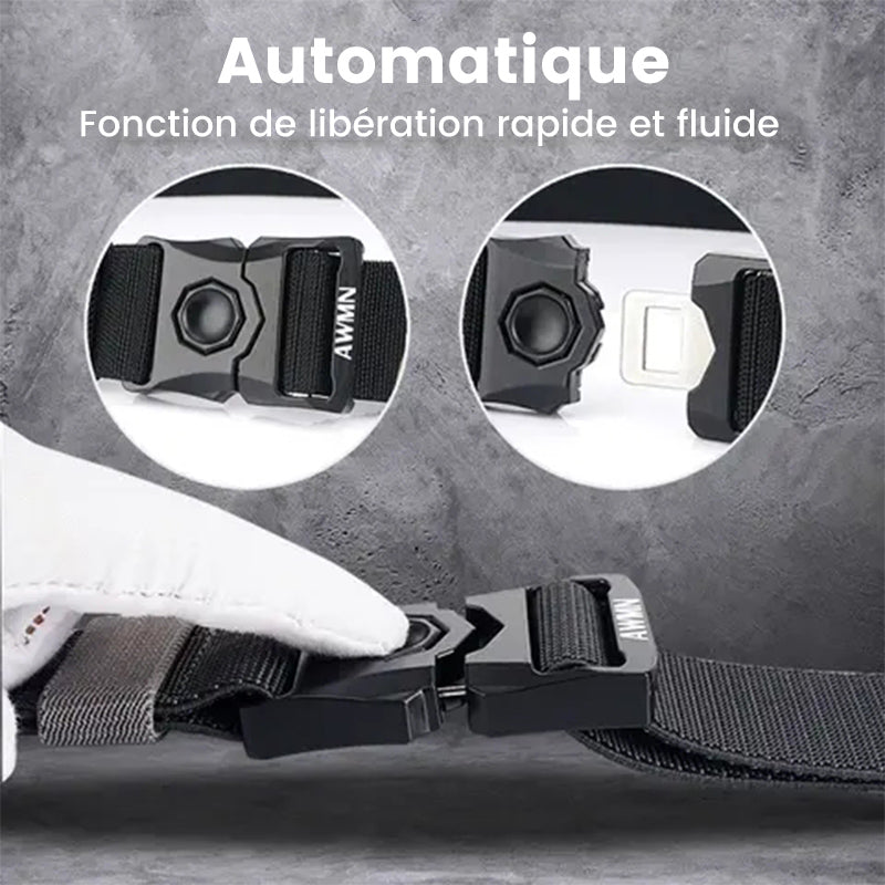 Tactical Belt Quick-Release Buckle Stepless Adjustment
