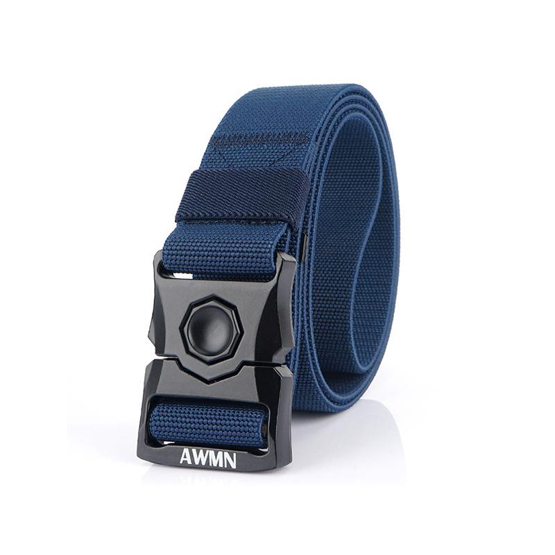 Tactical Belt Quick-Release Buckle Stepless Adjustment