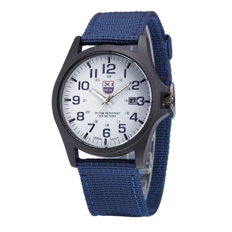Tactical Watch 50M Water-Resistant Stainless Steel Case