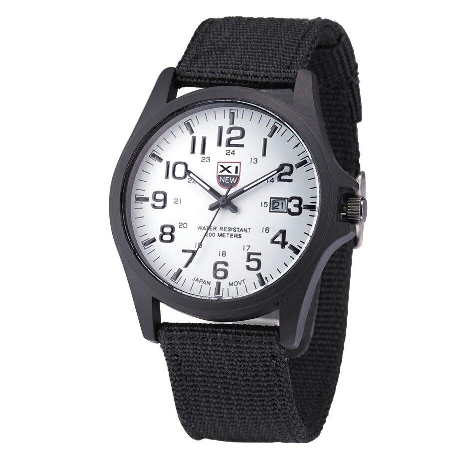 Tactical Watch 50M Water-Resistant Stainless Steel Case