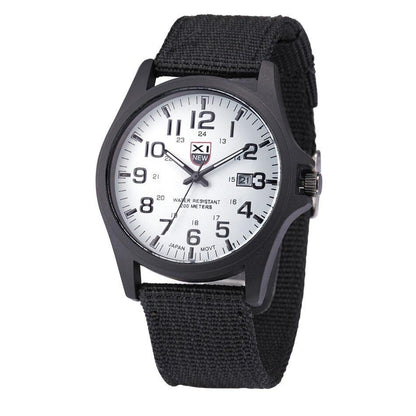 Tactical Watch 50M Water-Resistant Stainless Steel Case