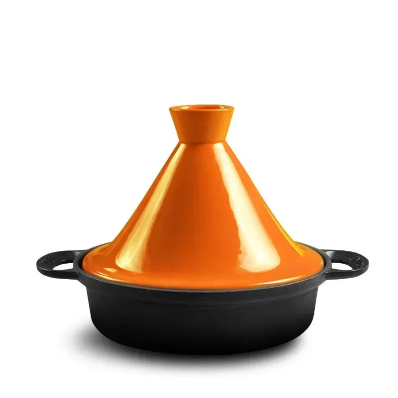 Tagine Pot Cast Iron Base & Ceramic Lid