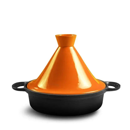 Tagine Pot Cast Iron Base & Ceramic Lid