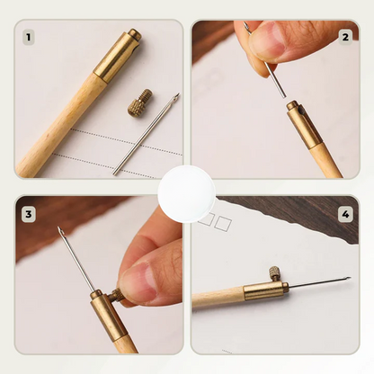 Tambour Embroidery Needle Set 3 Interchangeable Stainless Steel Needles