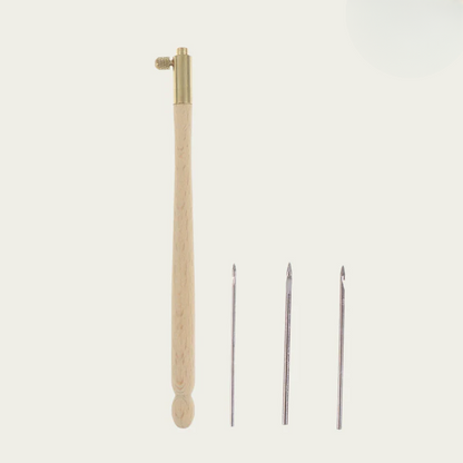 Tambour Embroidery Needle Set 3 Interchangeable Stainless Steel Needles