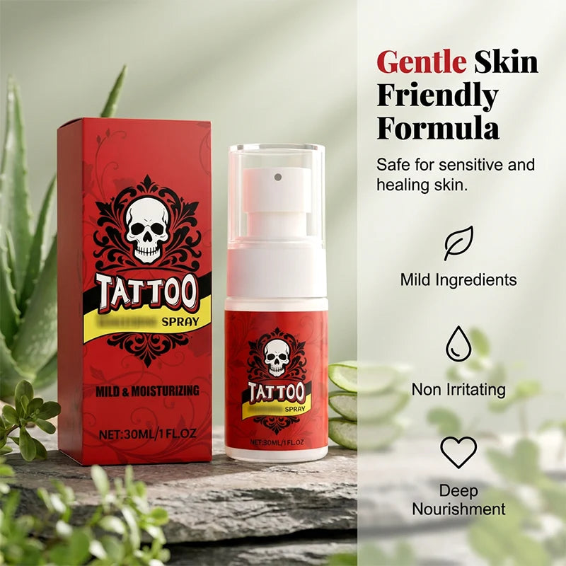 Tattoo Aftercare Spray Ultra-Fine Hydrating Sensitive Skin 30ml
