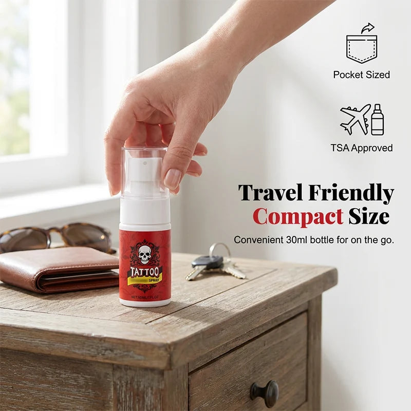 Tattoo Aftercare Spray Ultra-Fine Hydrating Sensitive Skin 30ml