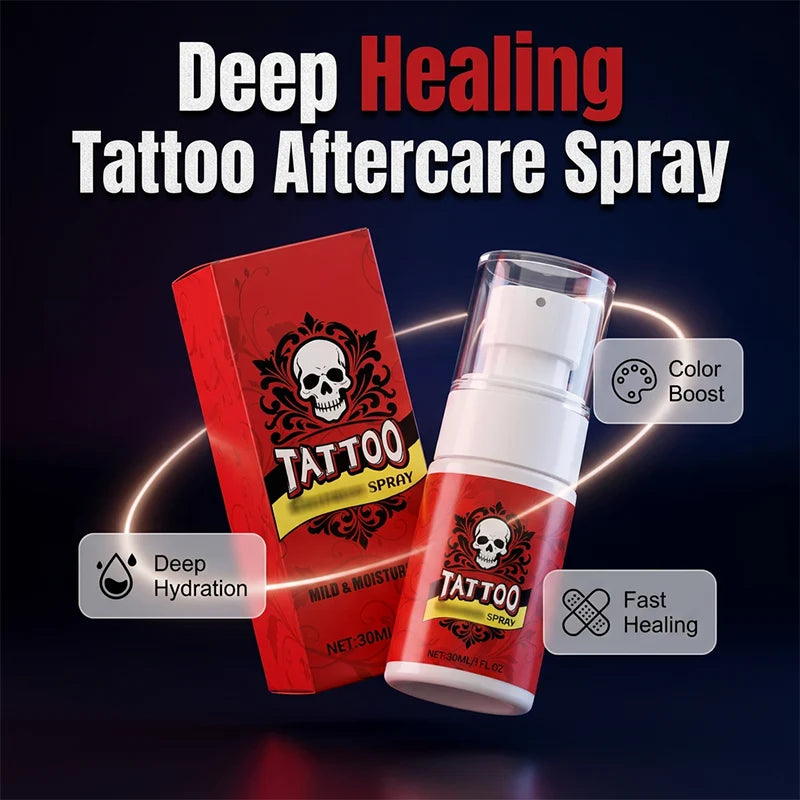 Tattoo Aftercare Spray Ultra-Fine Hydrating Sensitive Skin 30ml