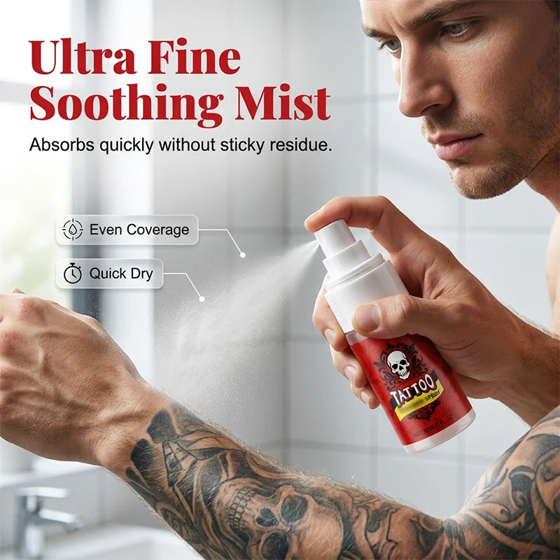 Tattoo Aftercare Spray Ultra-Fine Hydrating Sensitive Skin 30ml