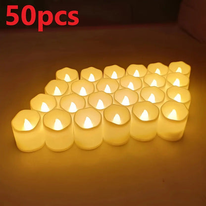 Tealight Candles Flameless LED Warm White Flickering