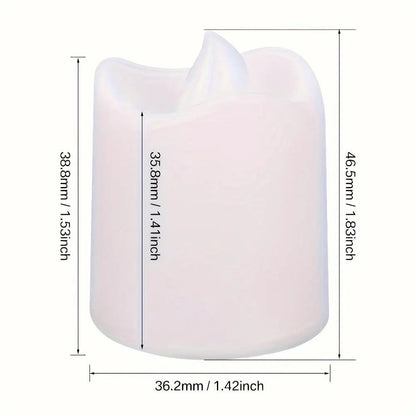 Tealight Candles Flameless LED Warm White Flickering