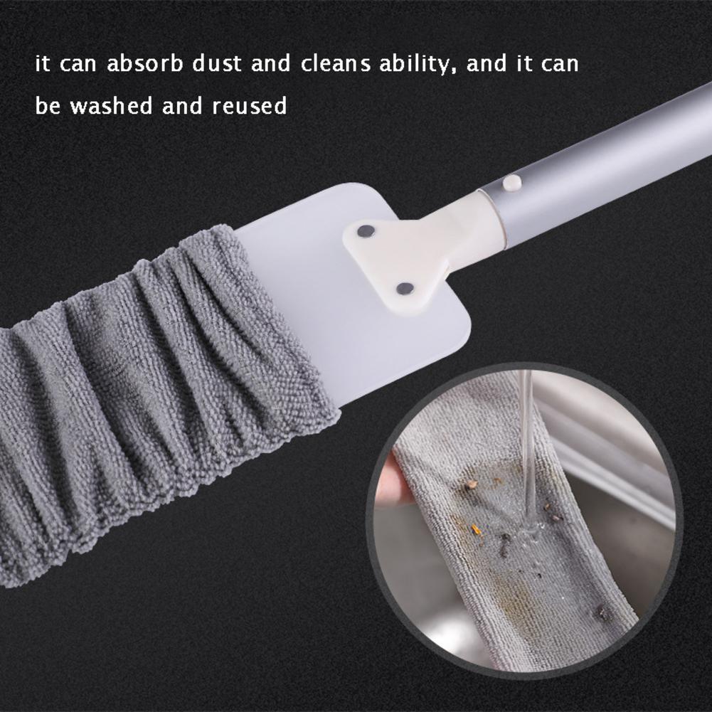 Telescopic Duster Stainless Steel Handle Removable Washable Microfiber