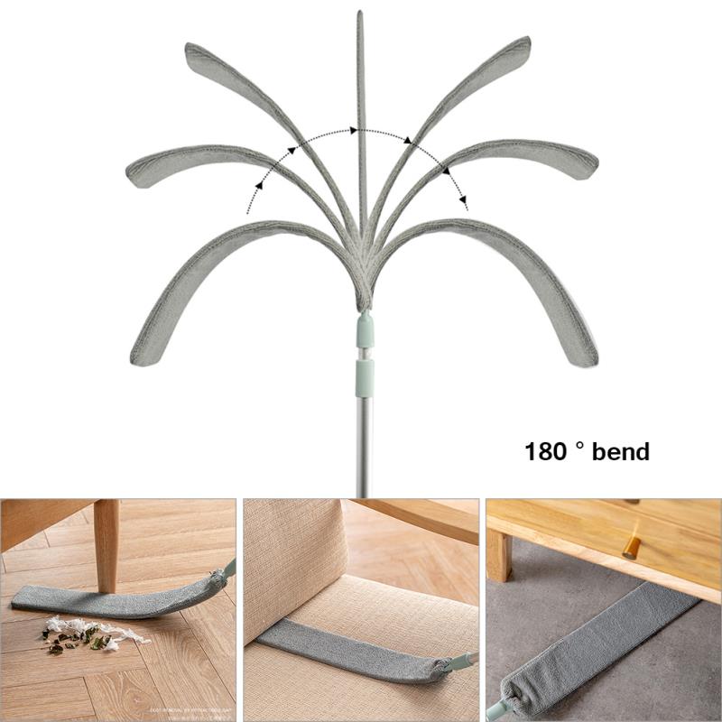 Telescopic Duster Stainless Steel Handle Removable Washable Microfiber